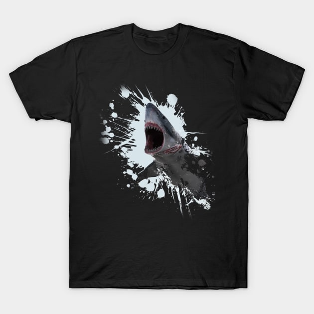 Fury Shark Attack T-Shirt by anbartshirts